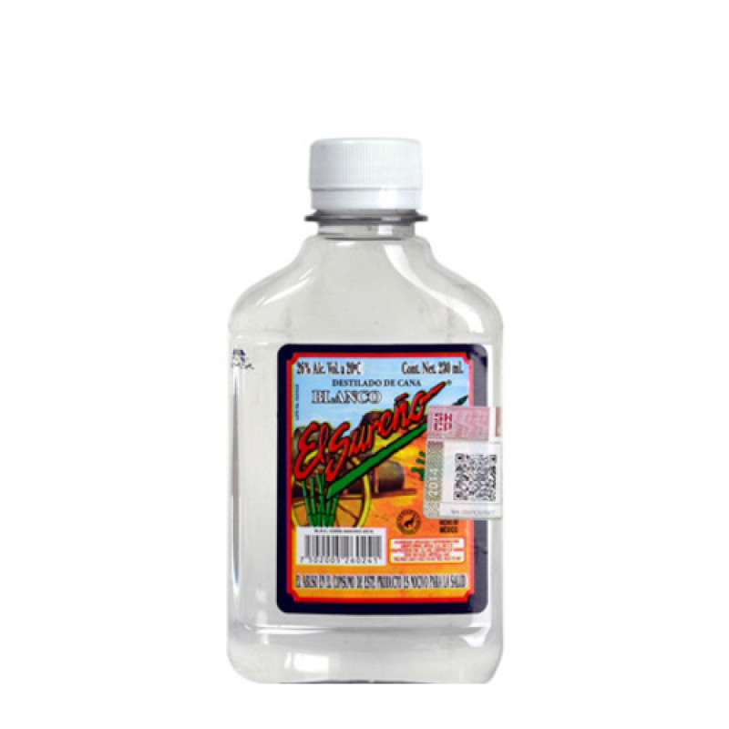 DESTILADO EL SUREÑO BLANCO DE CAÑA 250 ML