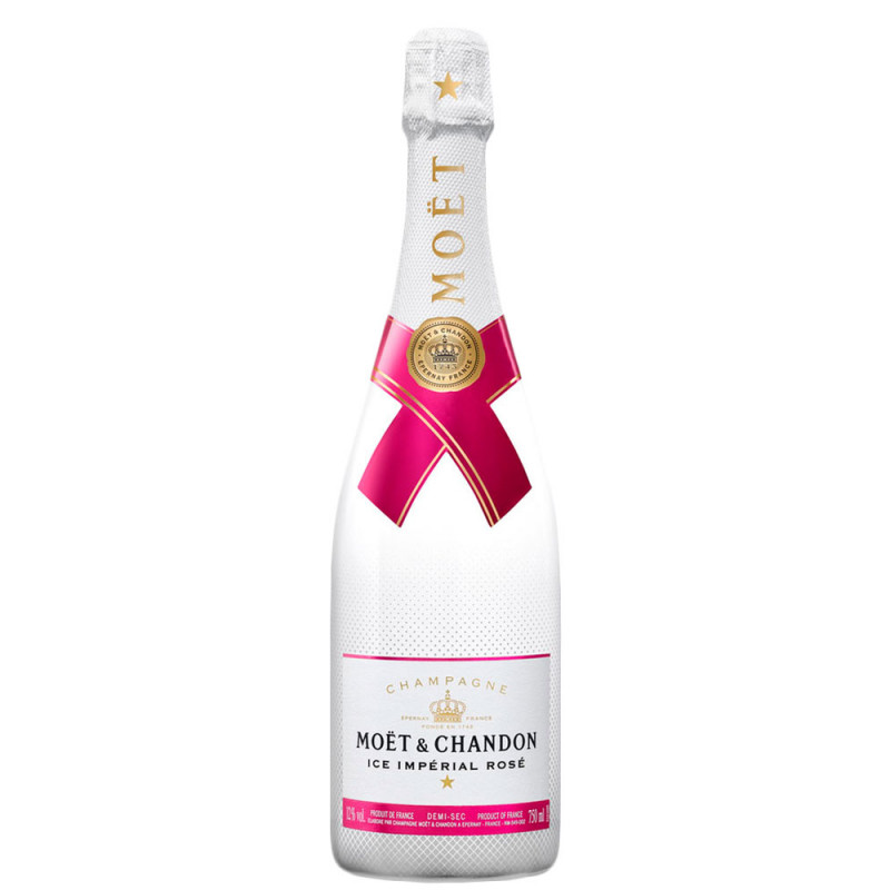 CHAMPAGNE ROSE MOET CHANDON ICE IMPERIAL 750 ML