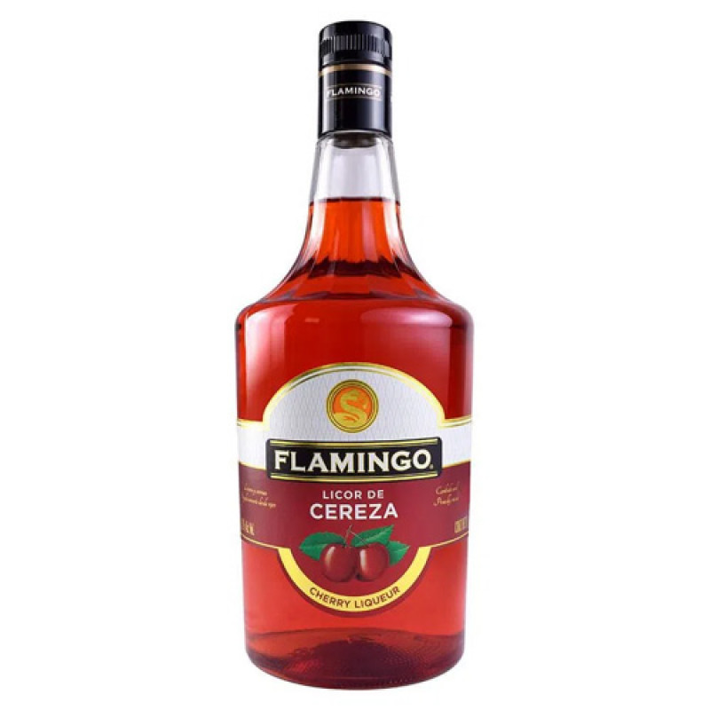 LICOR DE CEREZA FLAMINGO 1000 ML