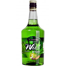 LICOR DE MANZANA VERDE FLAMINGO 1000 ML