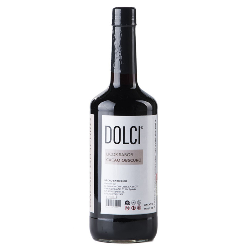 LICOR DE CACAO OSCURA DOLCI 1000 ML