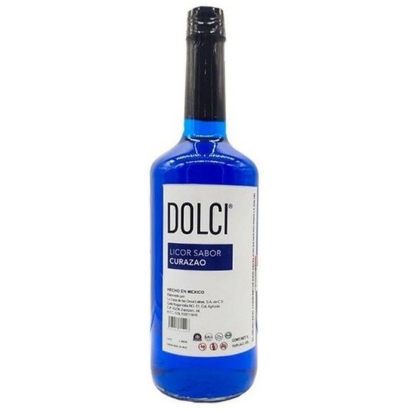 LICOR DE CURAZAO AZUL DOLCI 1000 ML