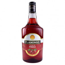 LICOR DE FRESA FLAMINGO 1000 ML
