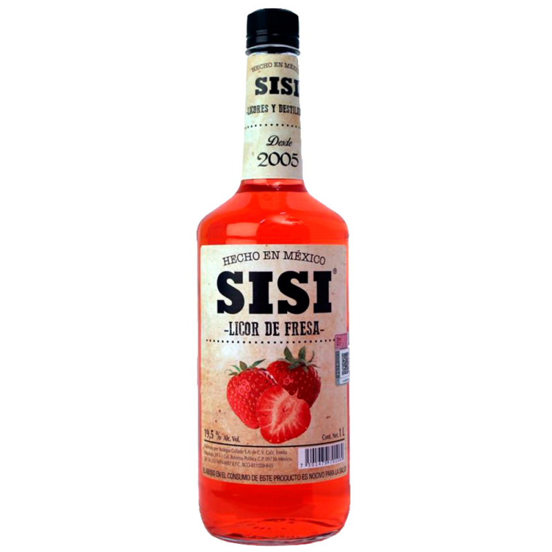 LICOR DE FRESA SISI 1000 ML