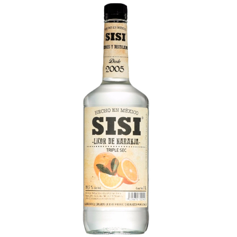 LICOR DE NARANJA TRIPLE SEC SISI 1000 ML