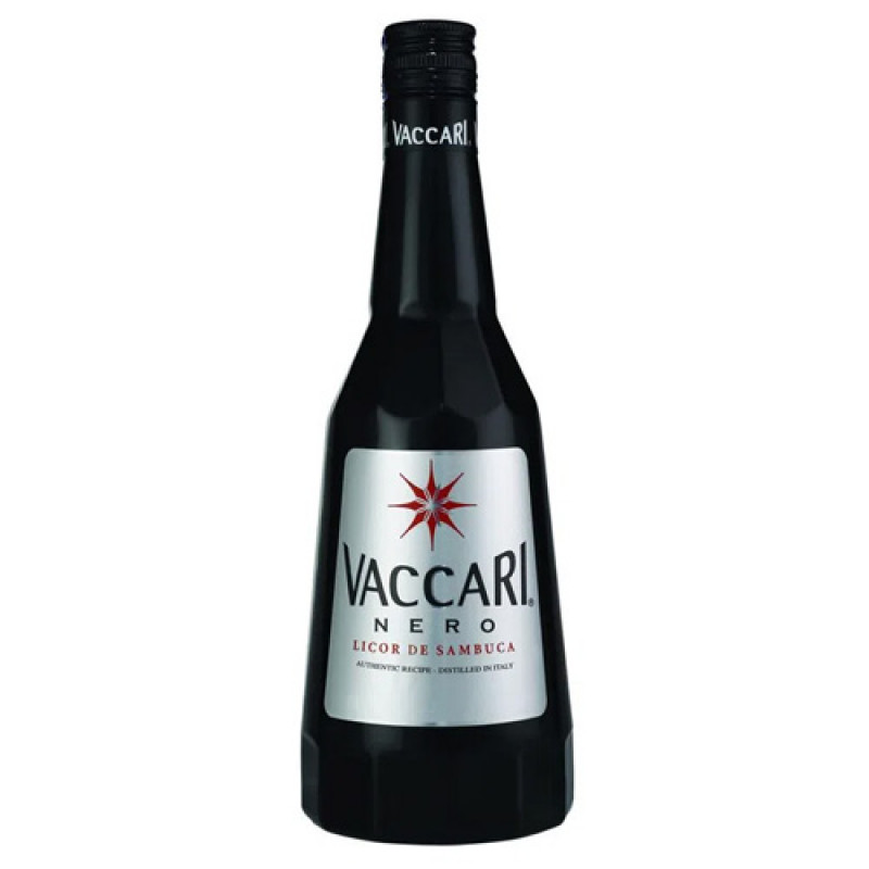 LICOR ANIS SAMBUCA VACCARI NERO 750 ML