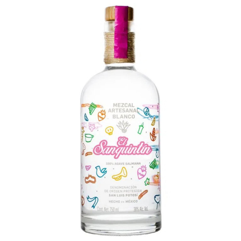 MEZCAL EL SANQUINTIN BLANCO 750 ML