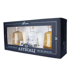 MEZCAL AZTECALI ESTUCHE MINI 3 PIEZAS