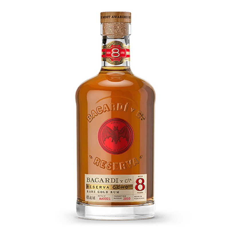 RON BACARDI AÑEJO 8 AÑOS 700 ML