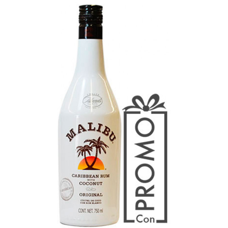 RON MALIBU COCO BLANCO 750 ML CON PROMO RON MALIBU COCO BLANCO 750 ML CON PROMO