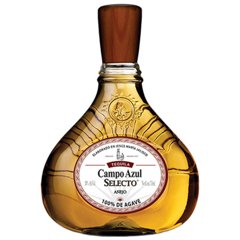 TEQUILA CAMPO AZUL SELECTO AÑEJO 750 ML