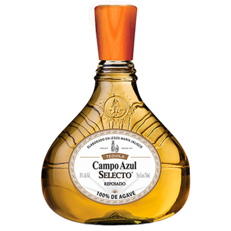 TEQUILA CAMPO AZUL SELECTO REPOSADO 750 ML