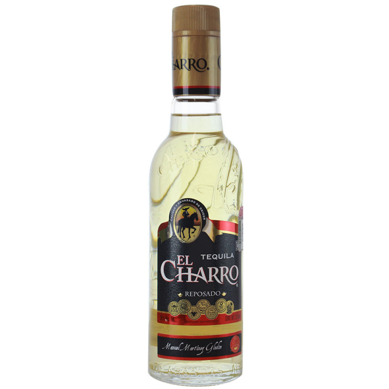TEQUILA EL CHARRO REPOSADO 375 ML