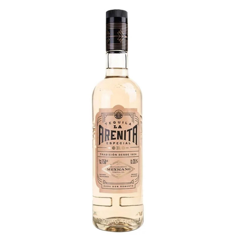 TEQUILA LA ARENITA ORO JOVEN ESPECIAL 750 ML