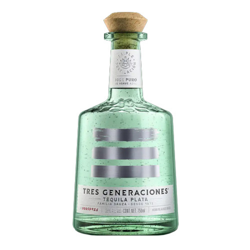 TEQUILA TRES GENERACIONES PLATA 750 ML