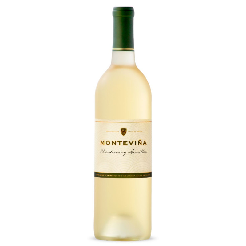 VINO BLANCO MONTEVIÑA CHARDONNAY SEMILLON 750 ML