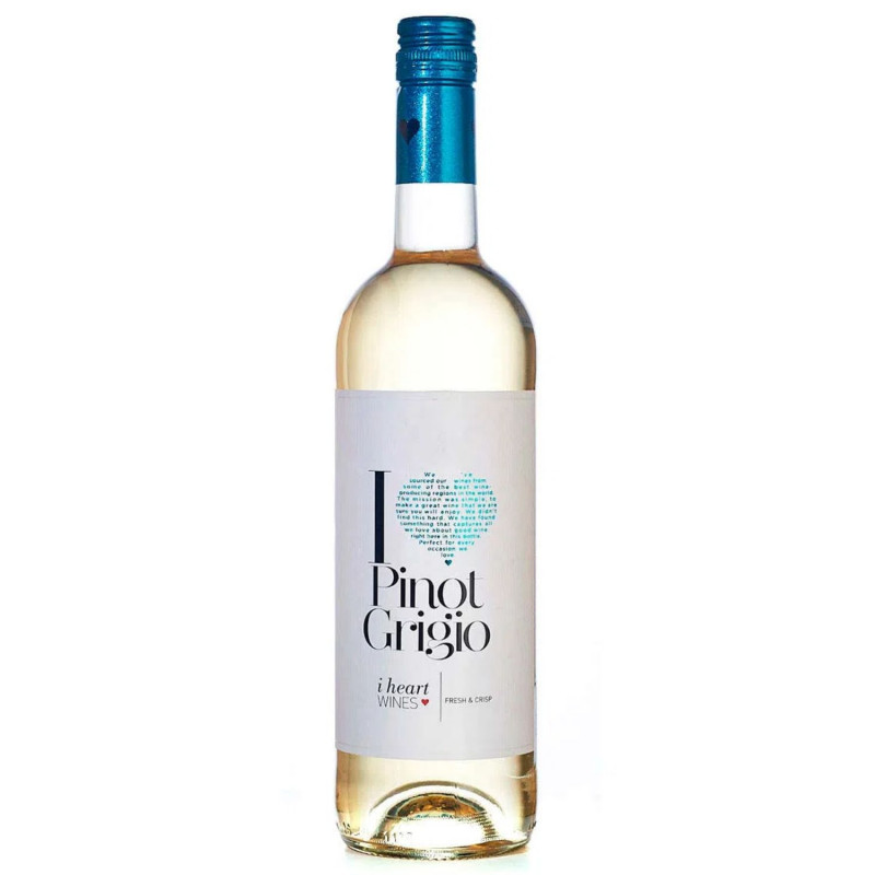 VINO BLANCO I HEART PINOT GRIGIO 750 ML