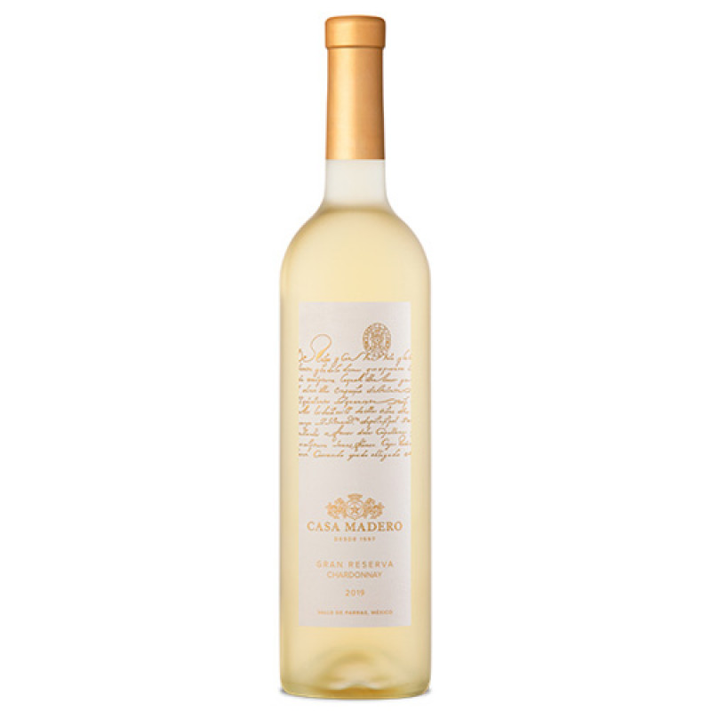 VINO BLANCO CASA MADERO GRAN RESERVA CHARDONNAY 750 ML