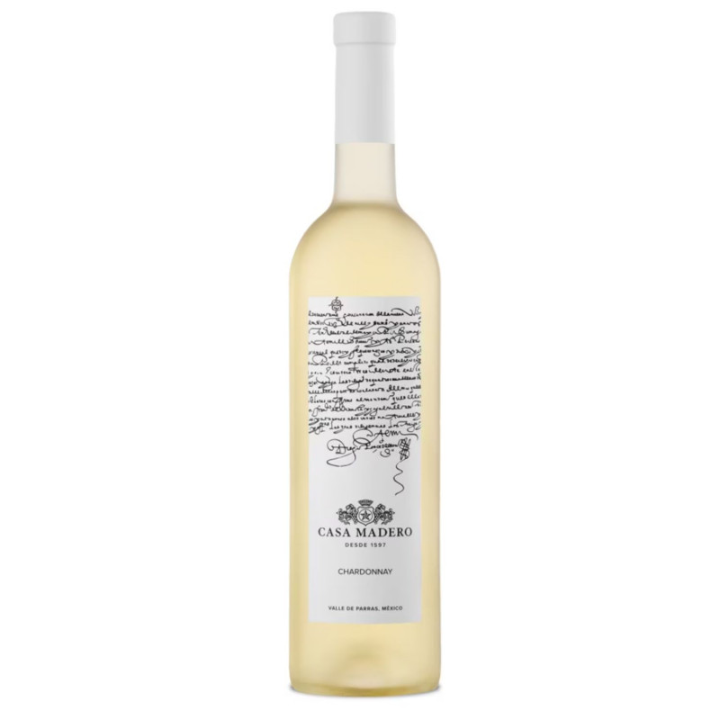 VINO BLANCO CASA MADERO CHARDONNAY 750 ML
