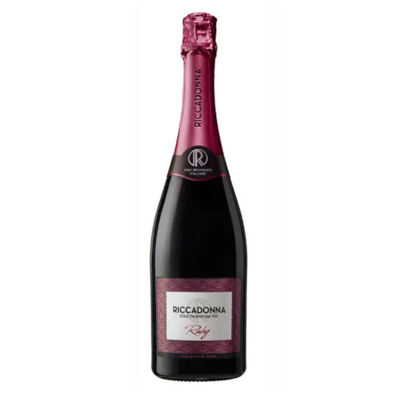 VINO ESPUMOSO ASTI RICCADONNA RUBY 750 ML