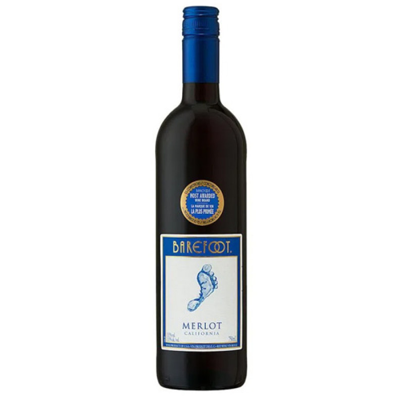 VINO TINTO BAREFOOT MERLOT 750 ML
