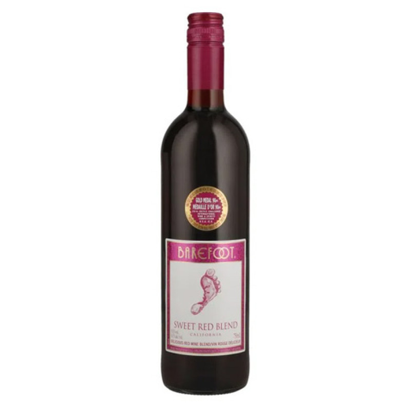 VINO TINTO BAREFOOT SWEET RED 750 ML