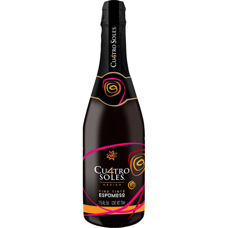 VINO ESPUMOSO BLANCO CU4TRO SOLES AFRUTADO 700 ML