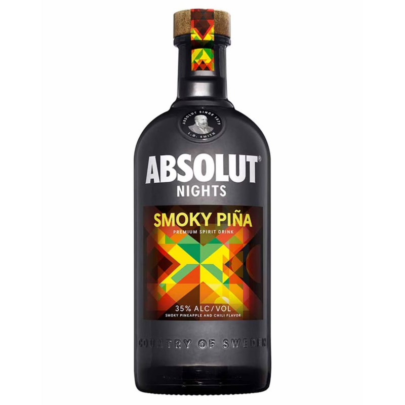 VODKA ABSOLUT SMOKEY PIÑA 750 ML
