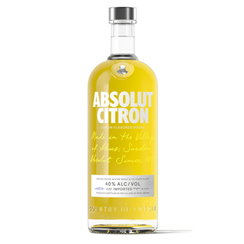VODKA ABSOLUT CITRON 750 ML