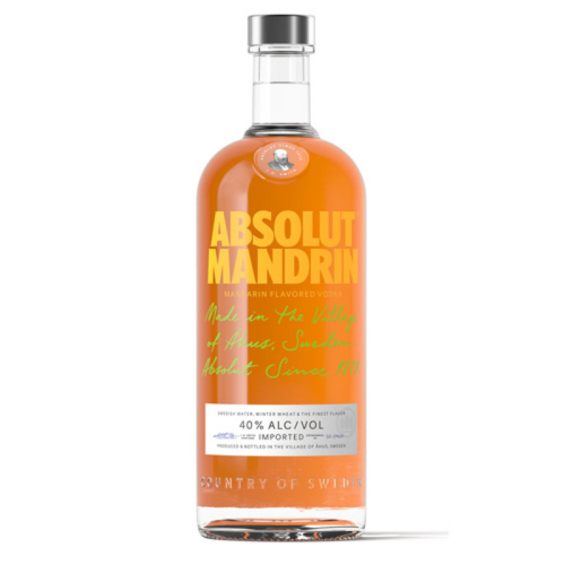 VODKA ABSOLUT MANDARIN 750 ML