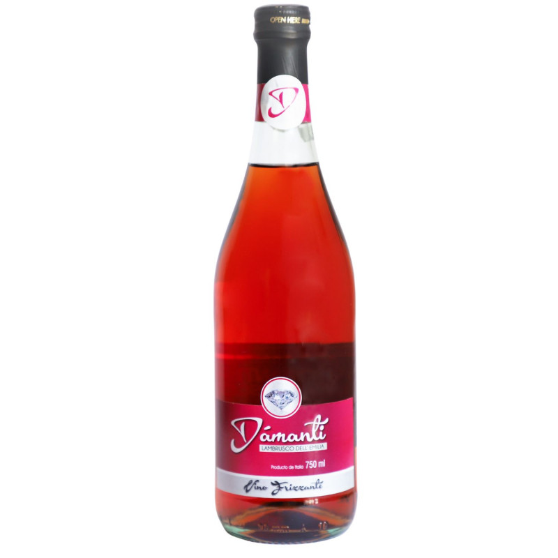 VINO ROSADO D AMANTI LAMBRUSCO DELL´ EMILIA  750 ML