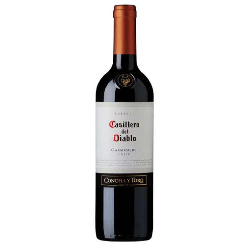 VINO TINTO CASILLERO DEL DIABLO CARMENERE 750 ML