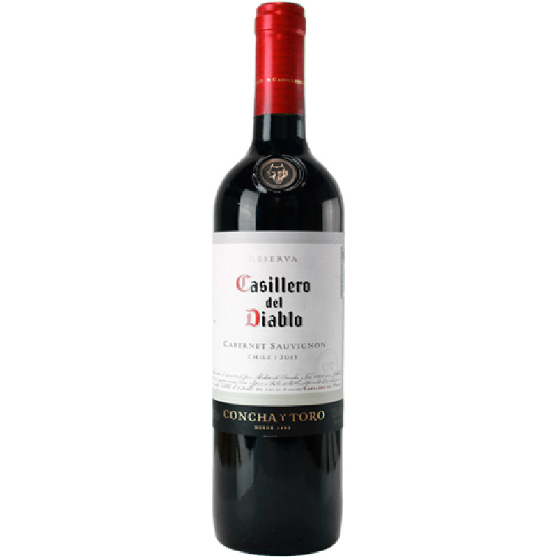 VINO TINTO CASILLERO DEL DIABLO CABERNET SAUVIGNON RVA 750 ML