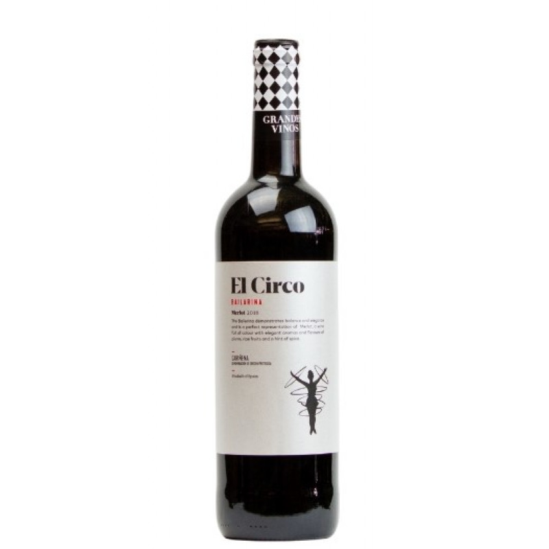 VINO TINTO EL CIRCO BAILARINA MERLOT  750 ML