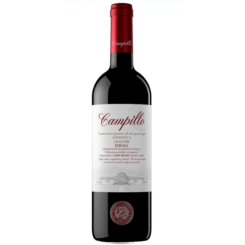 VINO TINTO CAMPILLO RESERVA COLECCION TEMPRANILLO 750 ML