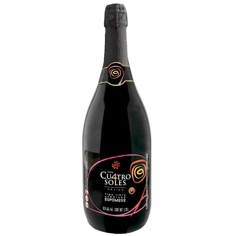 VINO ESPUMOSO TINTO CU4TRO SOLES AFRUTADO 1700 ML