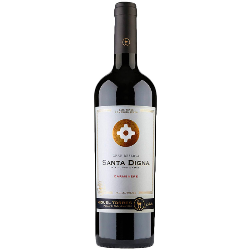 VINO TINTO SANTA DIGNA CARMENERE 750 ML
