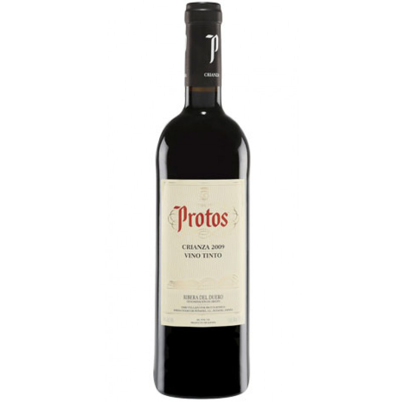 VINO TINTO PROTOS CRIANZA TEMPRANILLO  750 ML