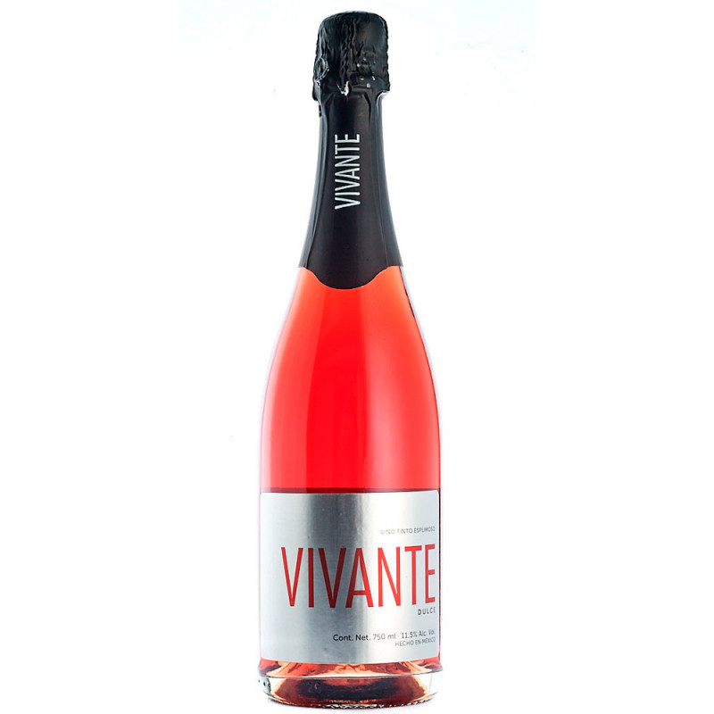 VINO ESPUMOSO TINTO VIVANTE DULCE 750 ML