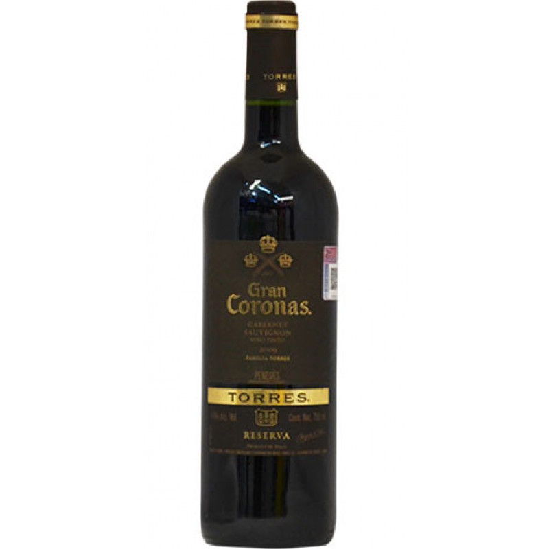 VINO TINTO GRAN CORONAS RESERVA CABERNET TEMPRANILLO 750 ML