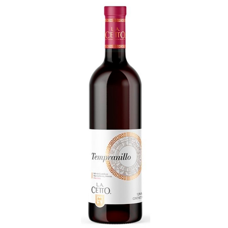 VINO TINTO LA CETTO TEMPRANILLO 750 ML