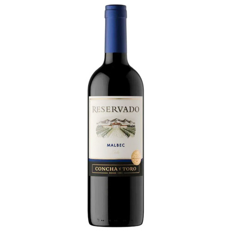 VINO TINTO CONCHA Y TORO RESERVADO MALBEC 750 ML