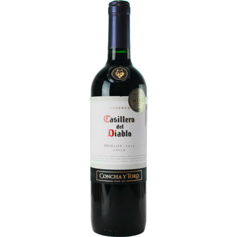 VINO TINTO CASILLERO DEL DIABLO MERLOT 750 ML