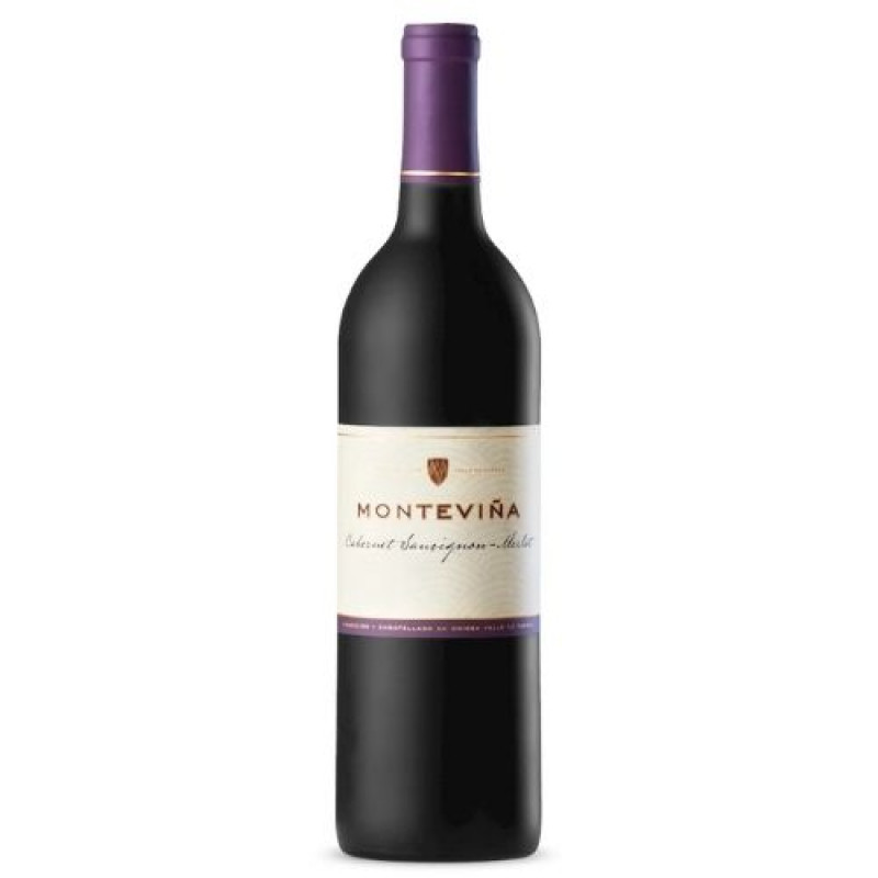 VINO TINTO MONTEVIÑA CABERNET SAUVIGNON MERLOT 750 ML