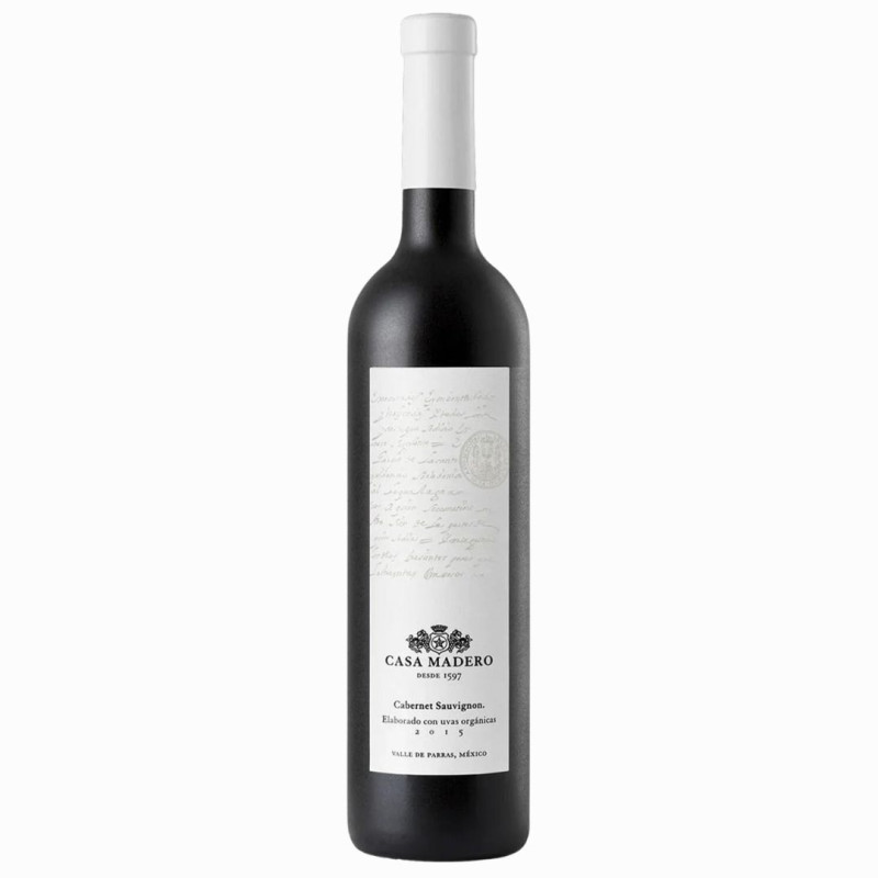 VINO TINTO CASA MADERO CABERNET SAUVIGNON ORGANICO 750 ML