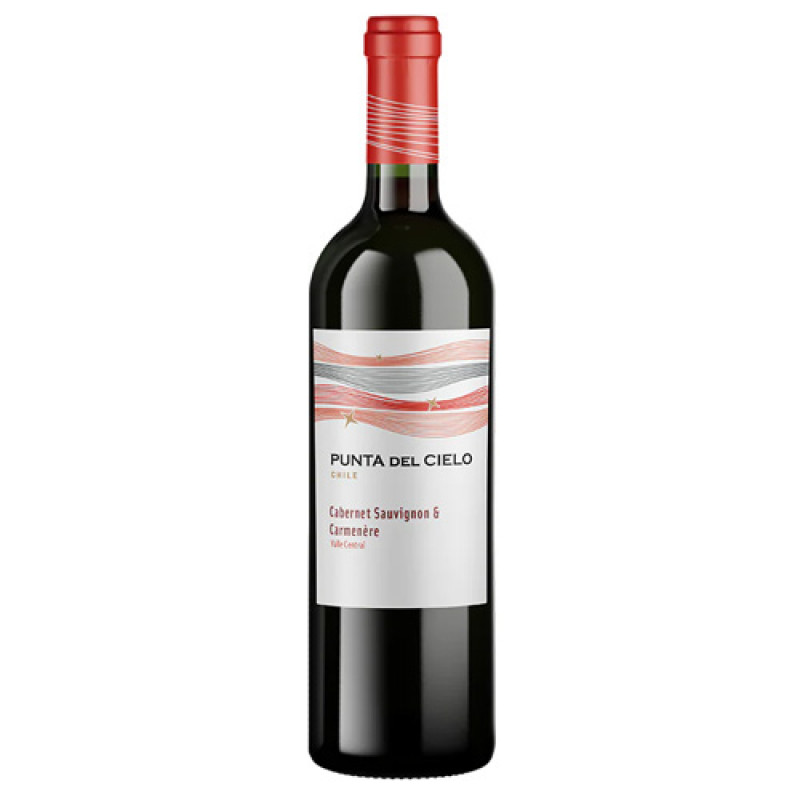 VINO TINTO PUNTA DEL CIELO CABERNET SUAVIGNON CARMENERE  750 ML