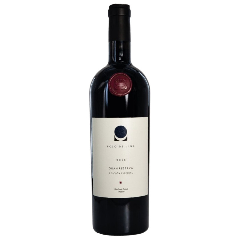 VINO TINTO POZO DE LUNA GRAN RESERVA MALBEC MERLOT SYRAH 750 ML