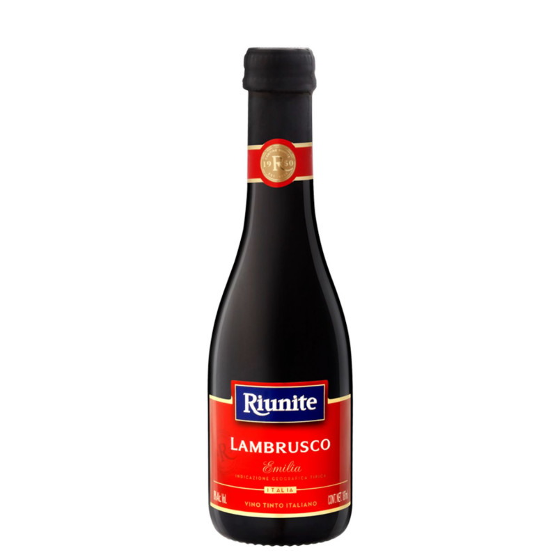 VINO TINTO RIUNITE LAMBRUSCO 187 ML