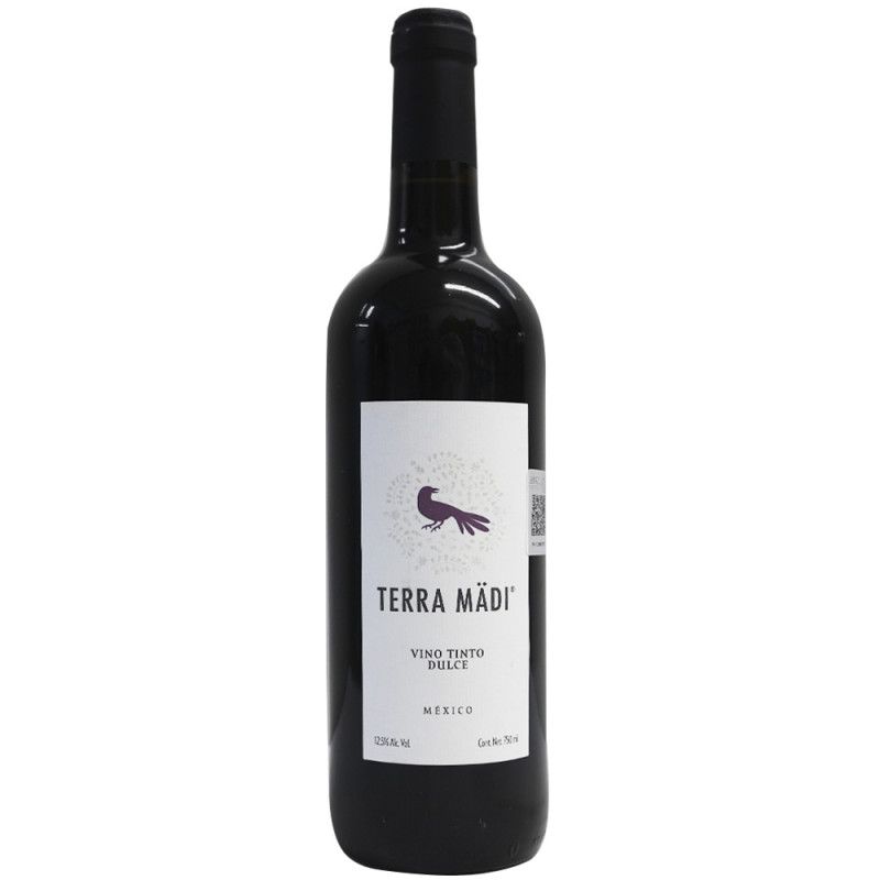 VINO TINTO TERRA MADI MALBEC DULCE 750 ML