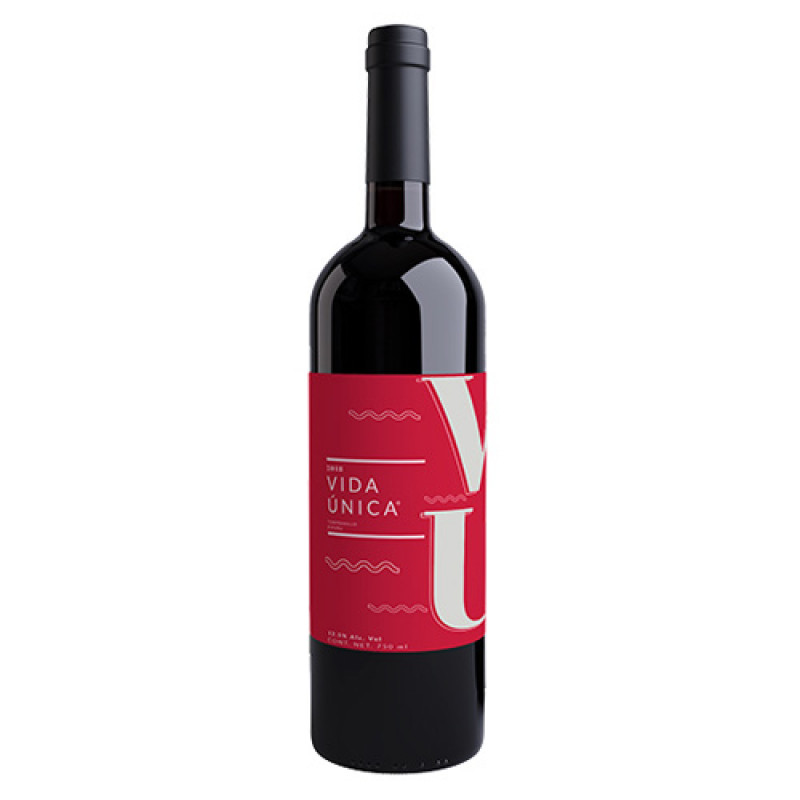 VINO TINTO VIDA UNICA TEMPRANILLO 750 ML